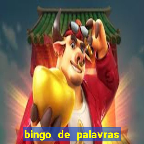 bingo de palavras de natal